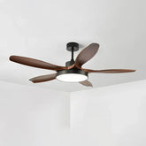 Starfish Simplicity Wooden Ceiling Fan with Light - Clowas